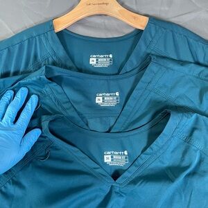 Carhartt Force Scrub Top Bundle Of Three Size XXL Modern Fit Medical Nursing